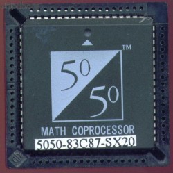 ULSI 5050-83C87-SX20 MATH COPROCESSOR
