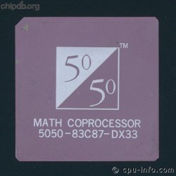 ULSI 5050-83C87-DX33 MATH COPROCESSOR