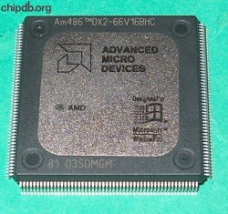 AMD Am486DX2-66V16BHC diff print