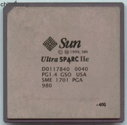 Sun UltraSPARC IIe SME 1701 400MHz