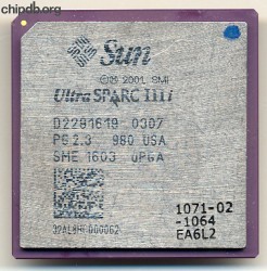 Sun UltraSPARC IIIi SME1603 uPGA 1 GHz