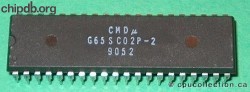 CMD G65SC02P-2 diff print
