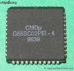CMD G65SC02PEI-4