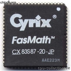 Cyrix CX-83S87-20-JP