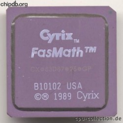 Cyrix CX-83D87-25-GP
