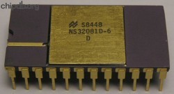 National Semiconductor NS32081D-6