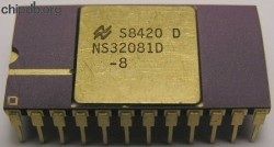 National Semiconductor NS32081D-8