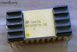 National Semiconductor NS32081-10