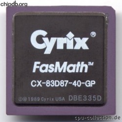 Cyrix CX-83D87-40-GP boldtext