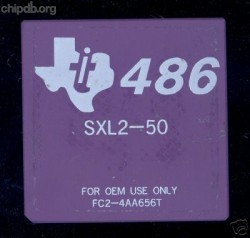 Texas Instruments 486 SXL2-50 diff print