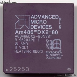 AMD A80486DX2-80NV8T diff print 2