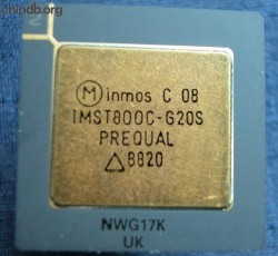 Inmos IMST800C-G20S Transputer T800 Qualification Sample