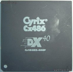Cyrix CX486DX-40GP whitedot