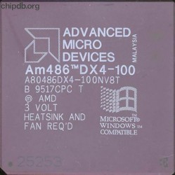 AMD A80486DX4-100NV8T diff print 2