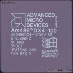 AMD A80486DX4-100SV16B