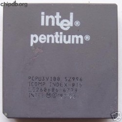 Intel Pentium PCPU3V100 SZ996 FAKE
