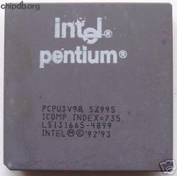 Intel Pentium PCPU3V90 SZ995 FAKE