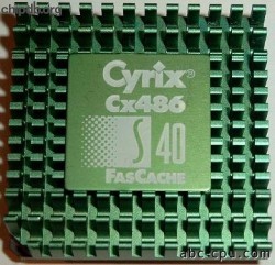 Cyrix CX486S-40GP fascache heatsink