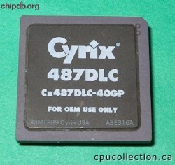 Cyrix Cx487DLC-40GP