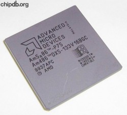 AMD Am486-DX5-133V16BGC engraved