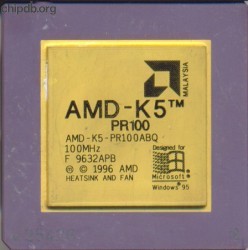 AMD AMD-K5-PR100ABQ goldcap