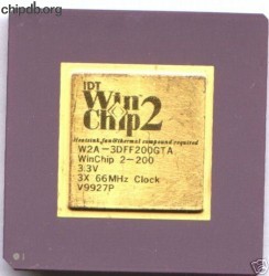 IDT Winchip2 W2A-3DFF200GTA diff logo 2