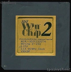 IDT Winchip2 W2A-3DEE233GTA diff logo 2