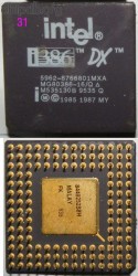Intel MG80386-16Q 5962-8766801MXA