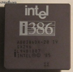 Intel A80386DX20 SX246