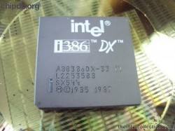 Intel A80386DX-33 IV SX544