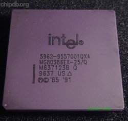 Intel MG80386EX-25/Q 5962-9557001QXA