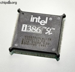 Intel KU80386SLAL-20 SYE52