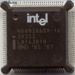 Intel NG80386SX-16 SX353