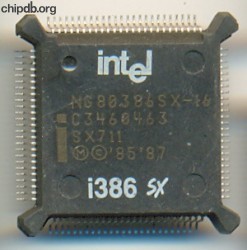 Intel NG80386SX-16 SX711