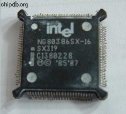 Intel NG80386SX-16 SX319