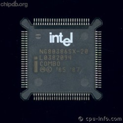 Intel NG80386SX-20 COMBO