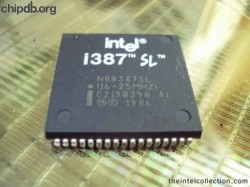 Intel N80387SL (16-25MHZ)