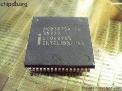 Intel N80387SX-16 SX237 no logo