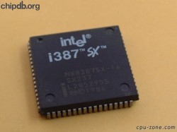 Intel N80387SX-16 SX237