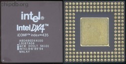 Intel A80486DX4100 SK101 white print