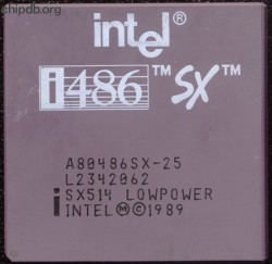 Intel A80486SX-25 SX514 LOWPOWER