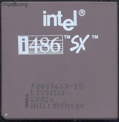 Intel A80486SX-25 SX826