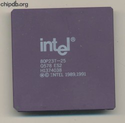 Intel ODP486SX-25 80P23T-25 Q578 ES2