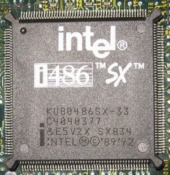 Intel KU80486SX-33 SX834