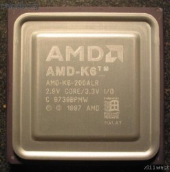 AMD AMD-K6-200ALR Bold engraved text