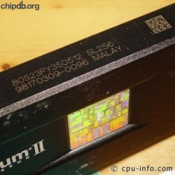 Intel Pentium II 80523PY350512 SL2S6 MALAY