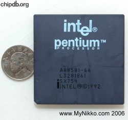 Intel Pentium A80501-66 SX754