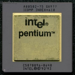 Intel Pentium A80502-75 SX977