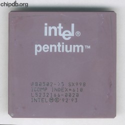 Intel Pentium A80502-75 SX998