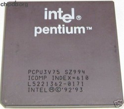 Intel Pentium PCPU3V75 SZ994